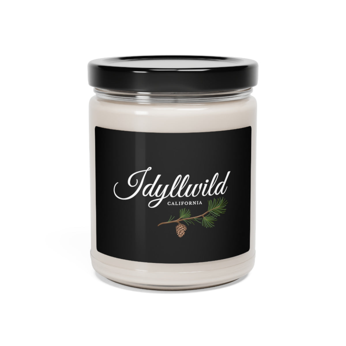 Scented Soy Candle, 9oz Idyllwild Classy Cone Black Label