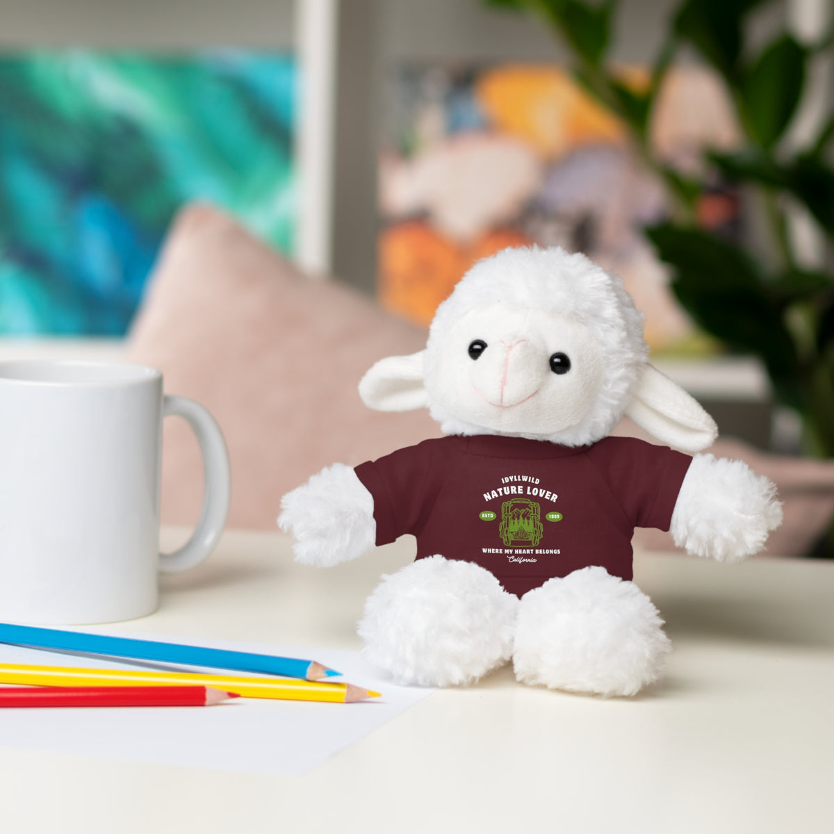 Stuffed Animals with Tee Idyllwild Nature Lover
