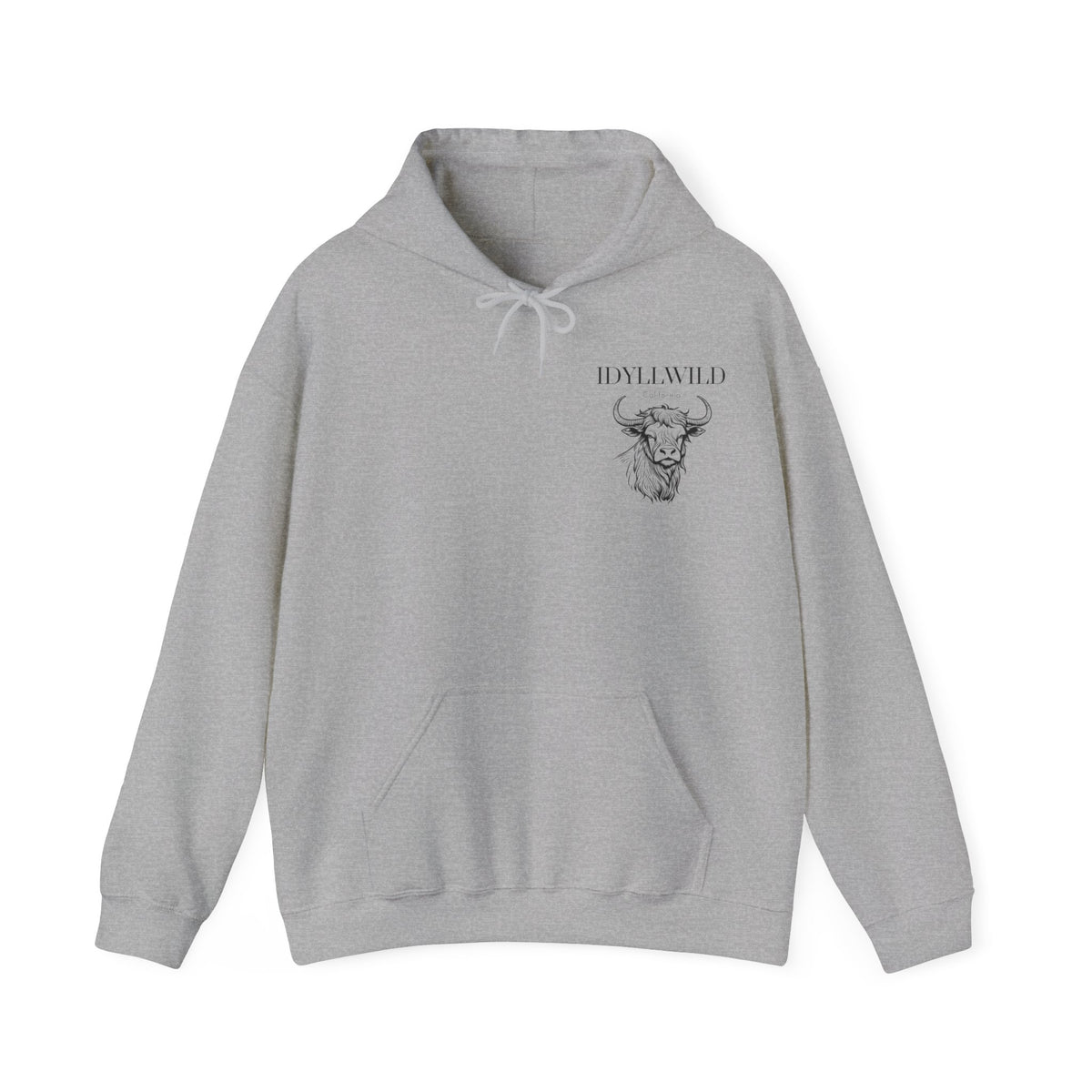 Idyllwild Highlander Cow 4 Hoodie