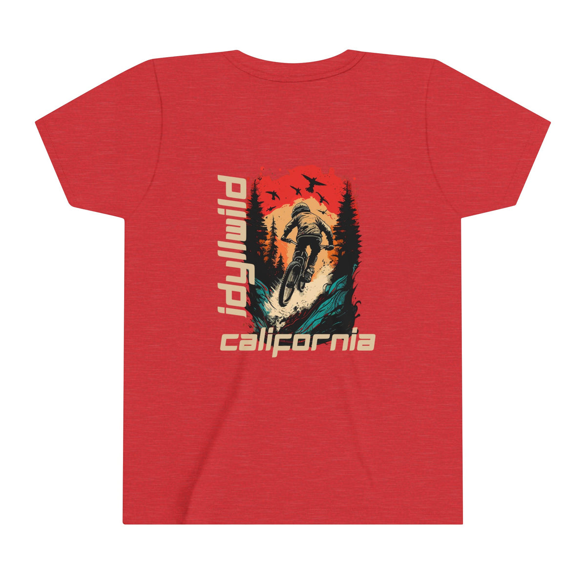 Idyllwild Mountain Biking Youth Short Sleeve Tee