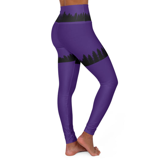 High Waisted Butt Lift Yoga Leggings (AOP) Idyllwild
