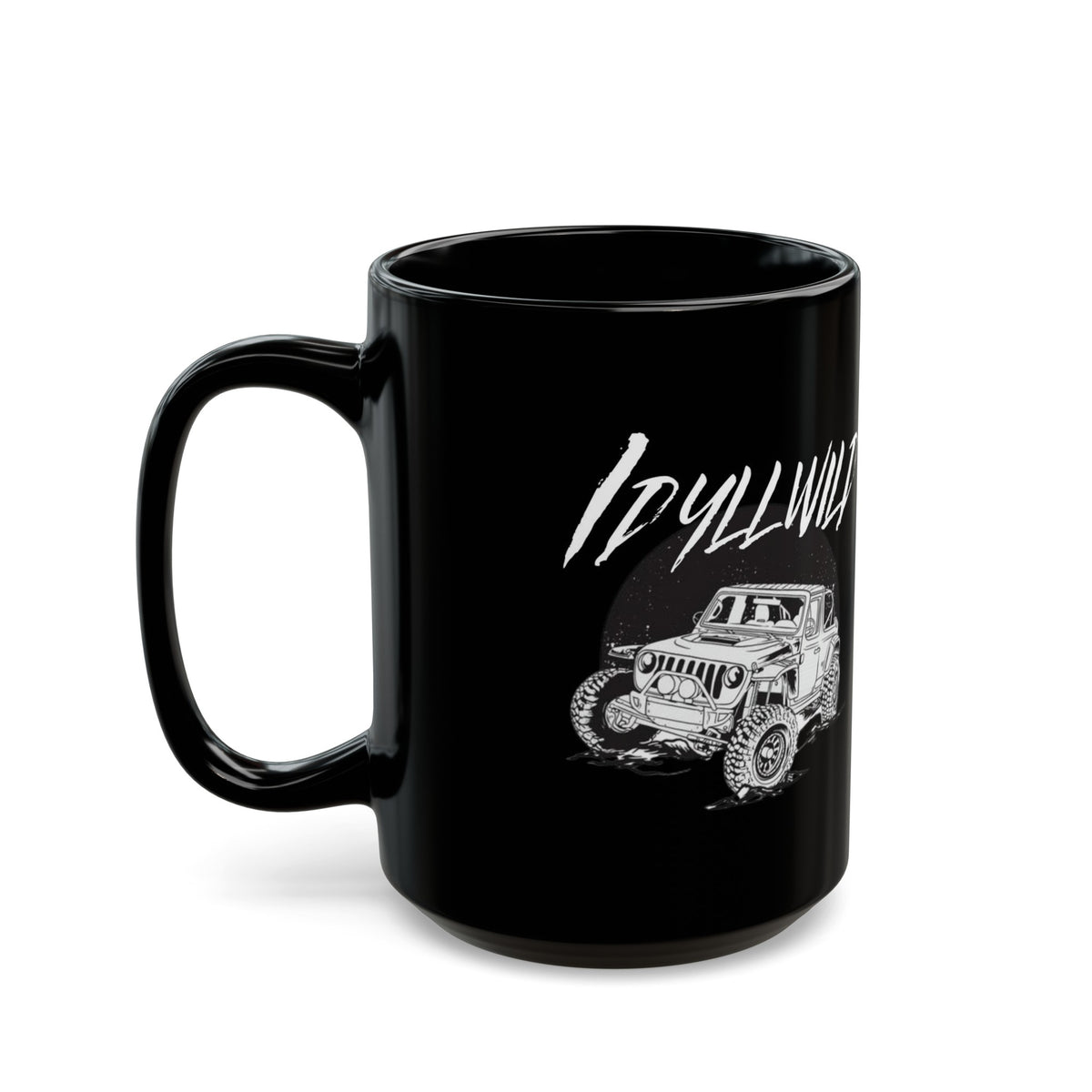 Idyllwild Jeep Black Coffee Tea Mug