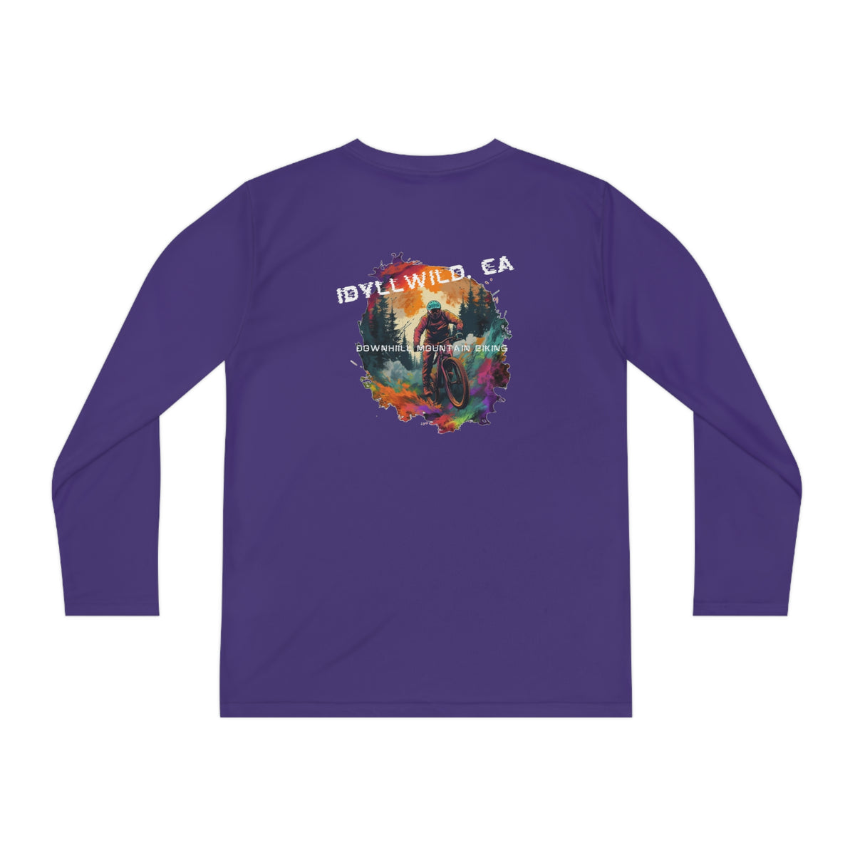 Idyllwild Mountain Biking Youth Long Sleeve Competitor Tee