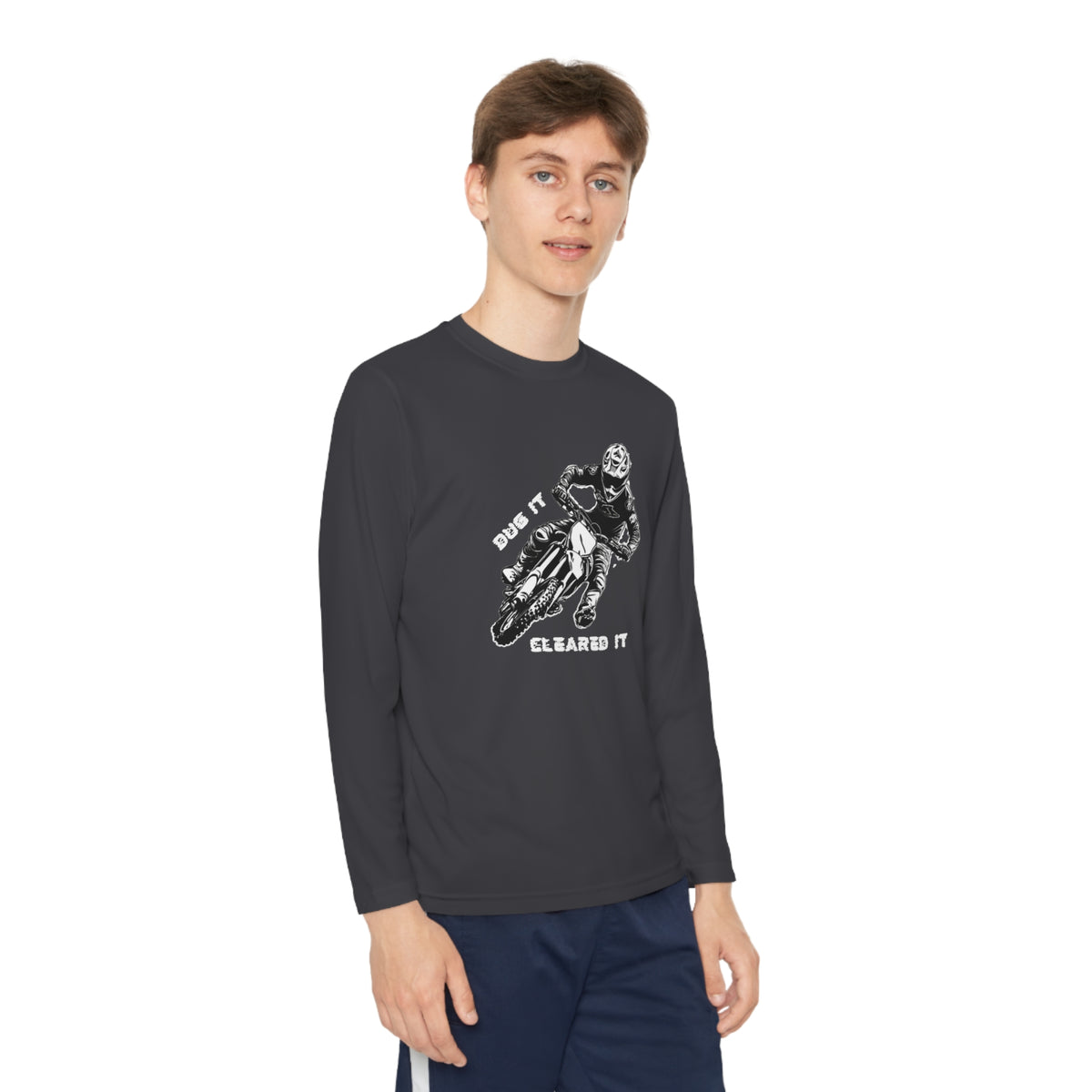Dirt Bike Youth Long Sleeve Competitor Tee