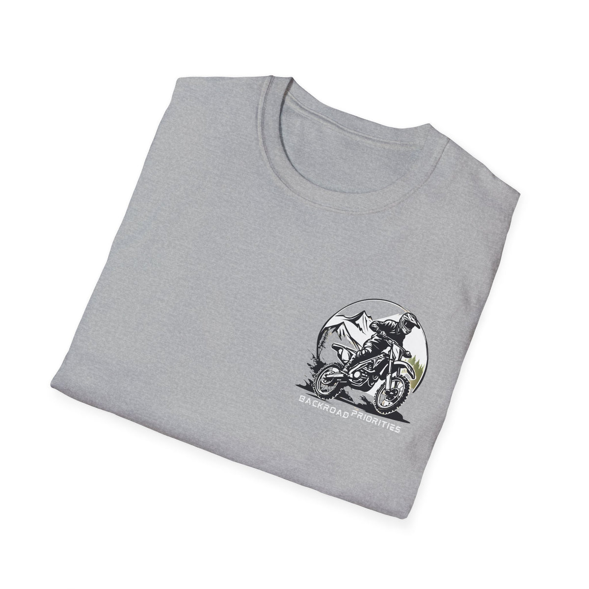 Dirtbike "Backroad Priorities" Softstyle T-Shirt