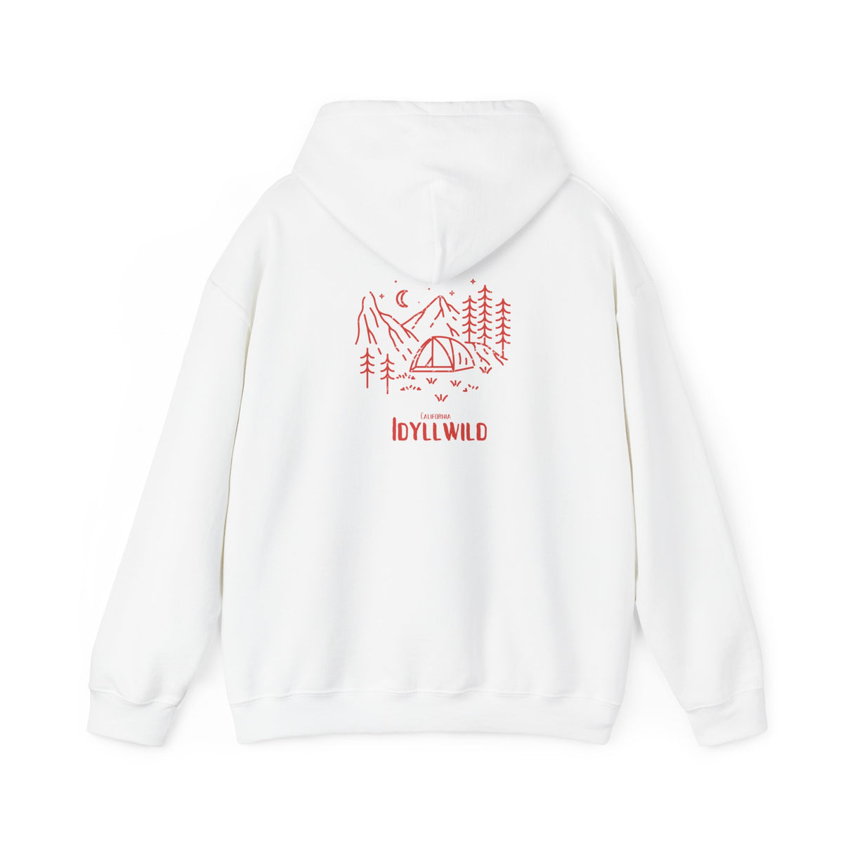 Unisex Heavy Blend™ Hooded Sweatshirt Camping RED