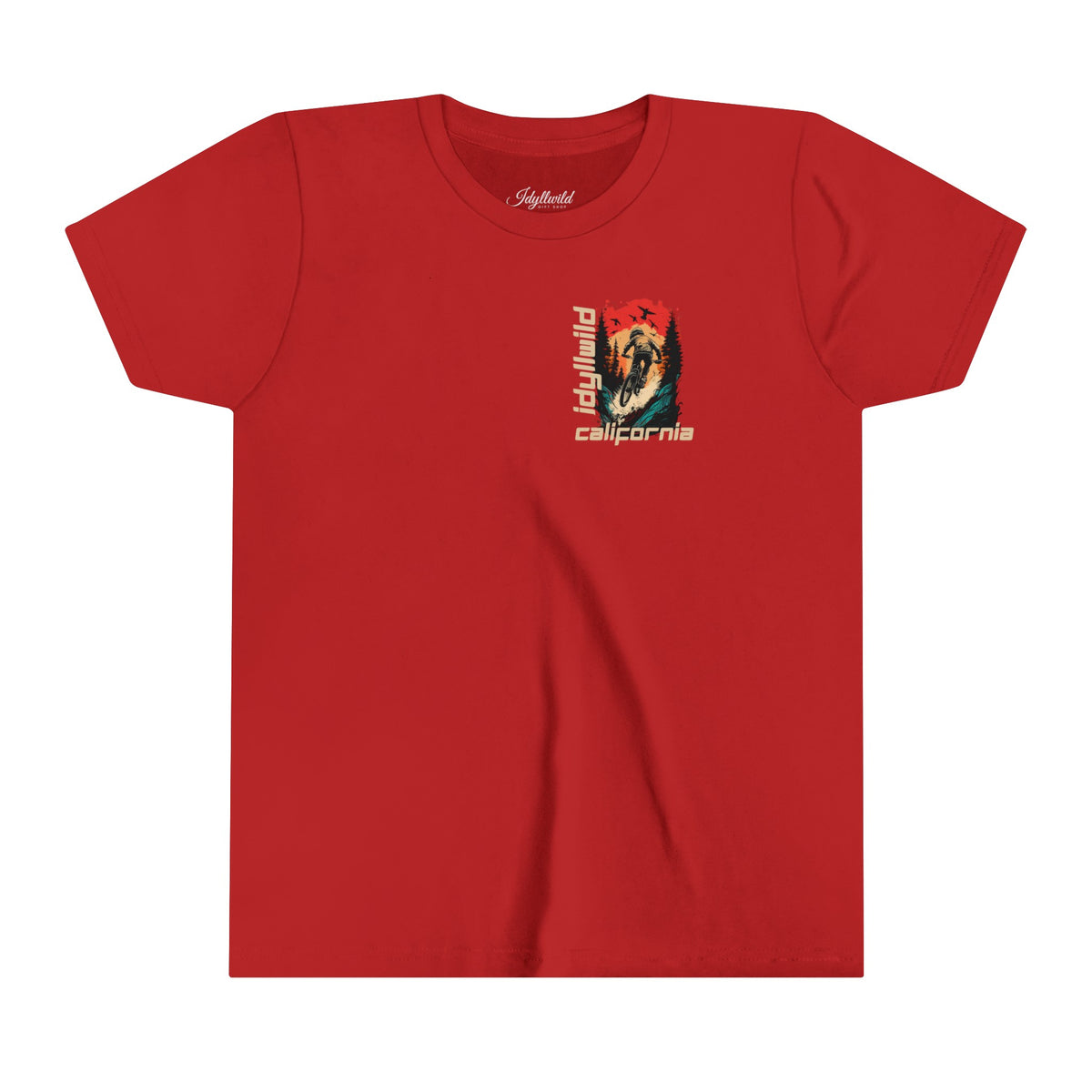 Idyllwild Mountain Biking Youth Short Sleeve Tee