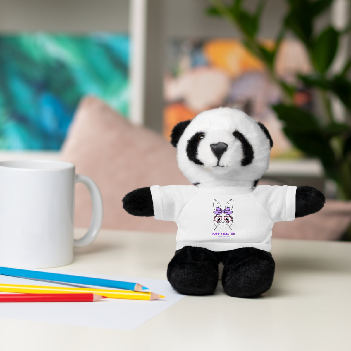 Stuffed Animals with Tee Bunny bow
