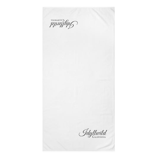 Idyllwild Califorina White Mink-Cotton Towel