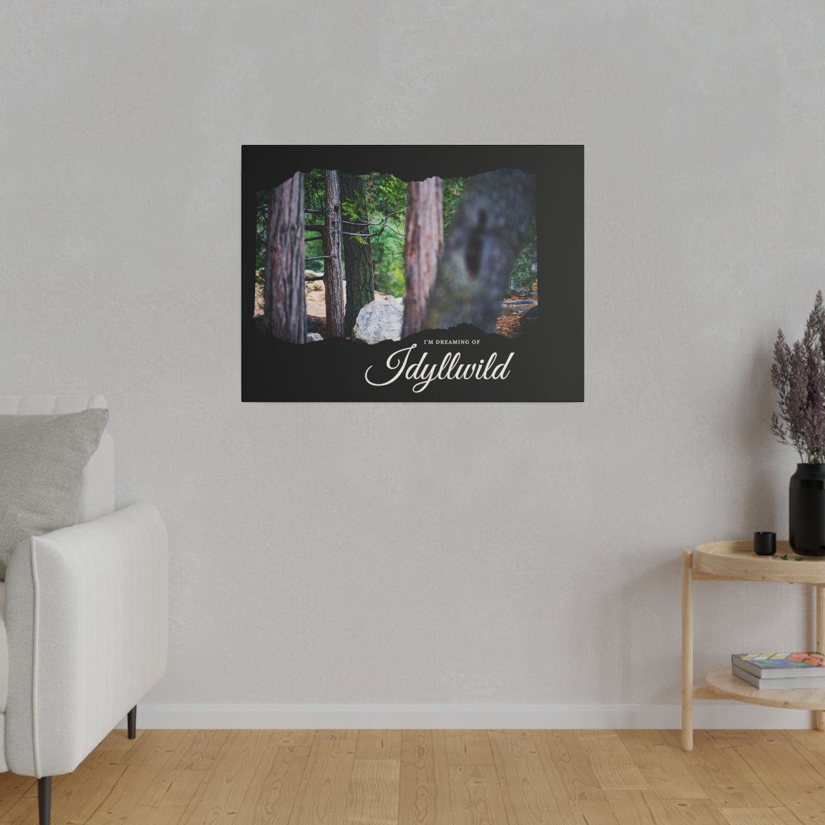 Matte Canvas, Stretched, 0.75" Dreaming of FOrest