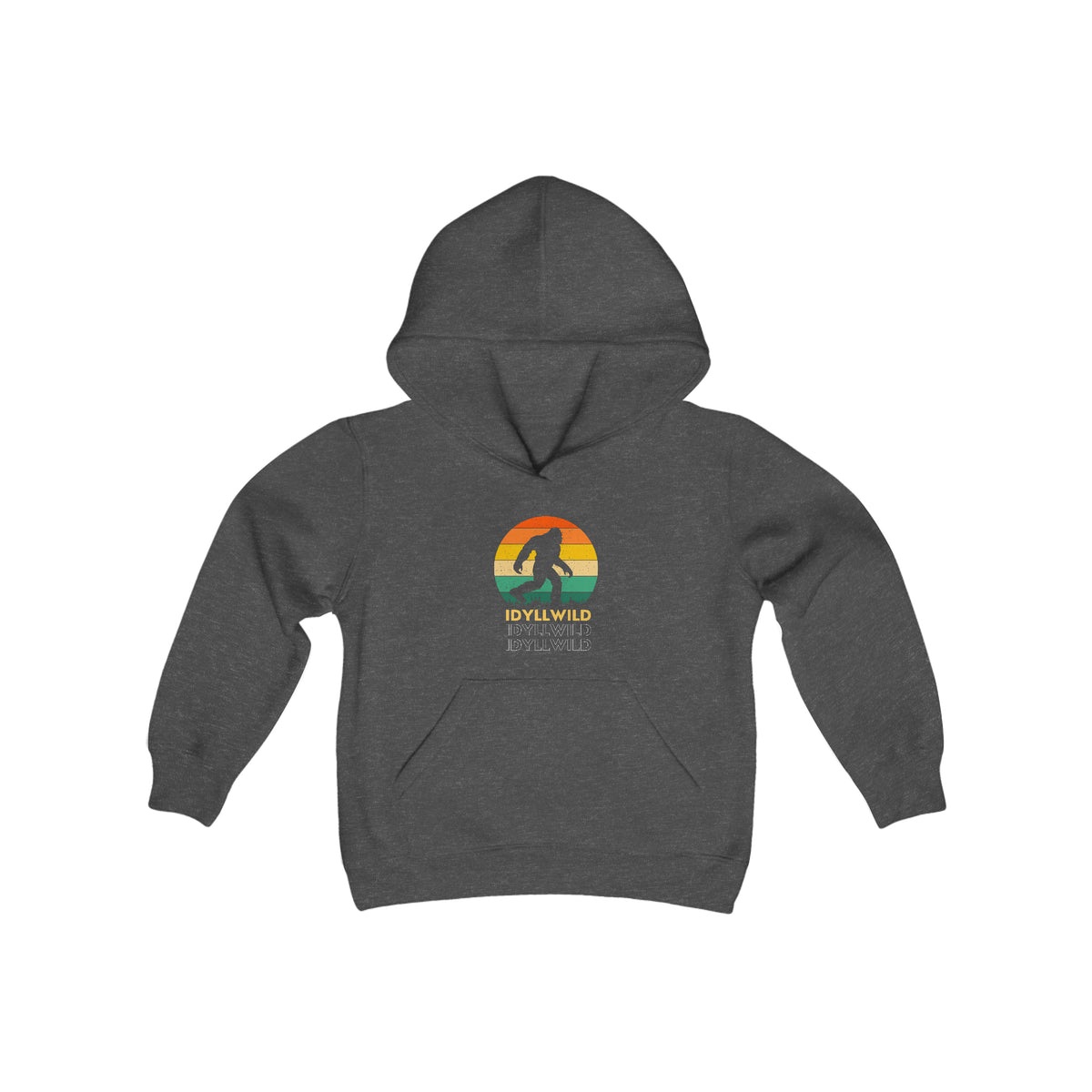 Youth Heavy Blend Hooded Sweatshirt Idyllwild Big Foot