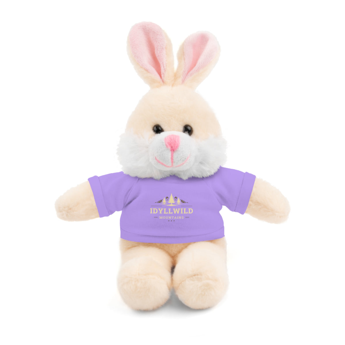 Stuffed Animals with Tee Idyllwild Mountain Badge