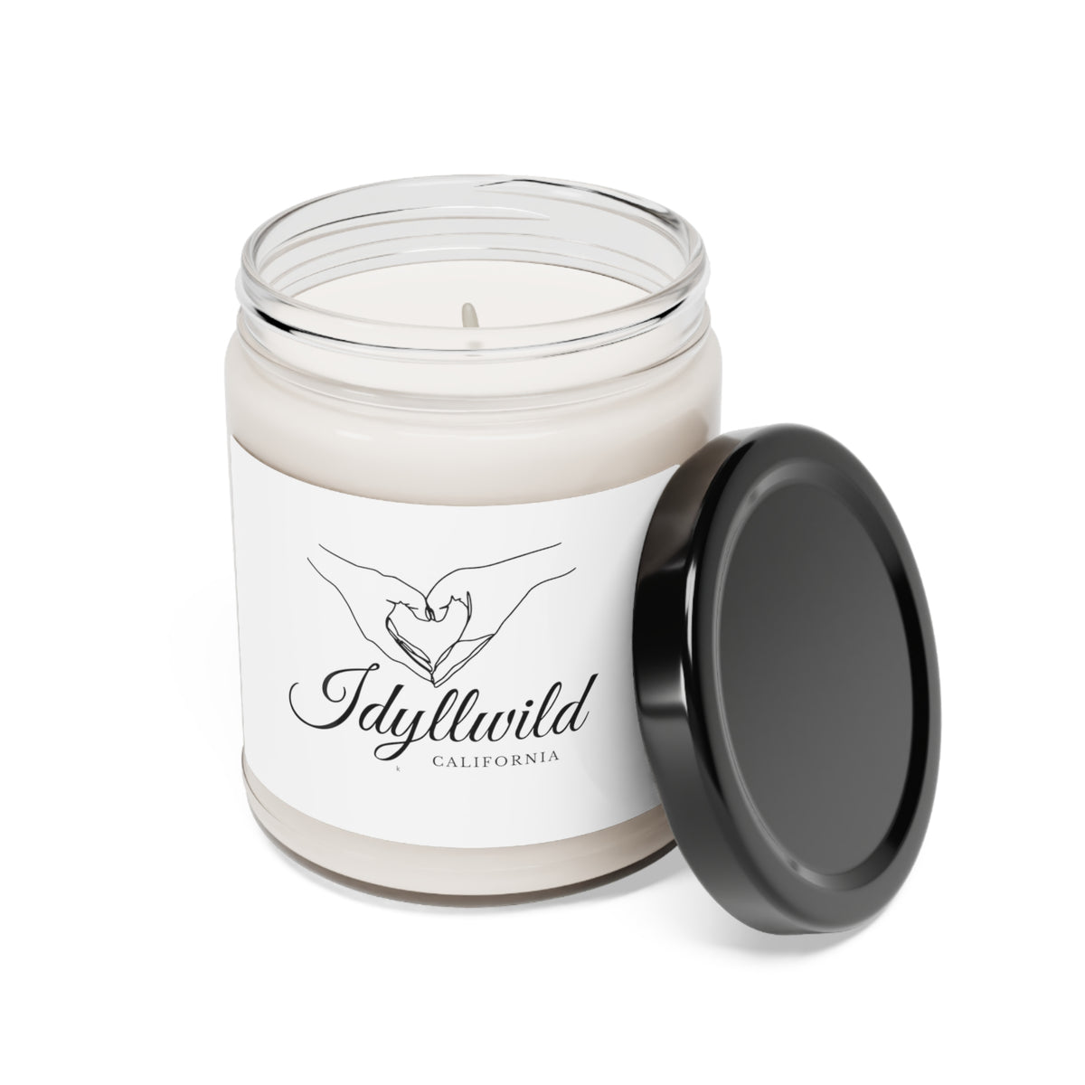 Scented Soy Candle, 9oz Heart Hands