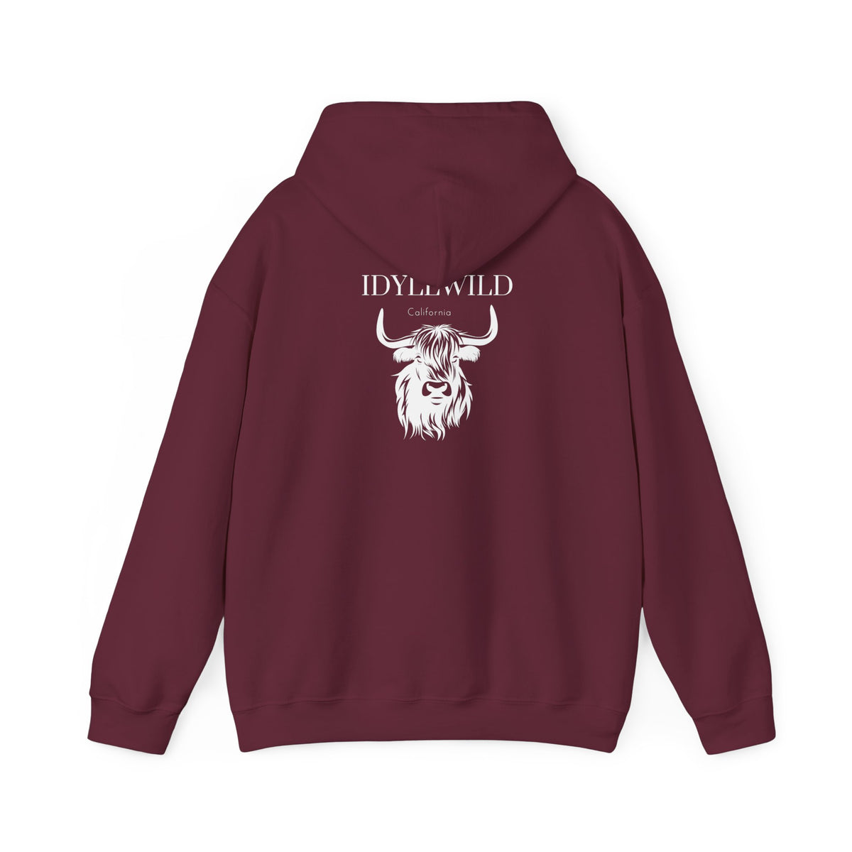 Unisex Heavy Blend™ Hooded Sweatshirt Idyllwild Cow 2