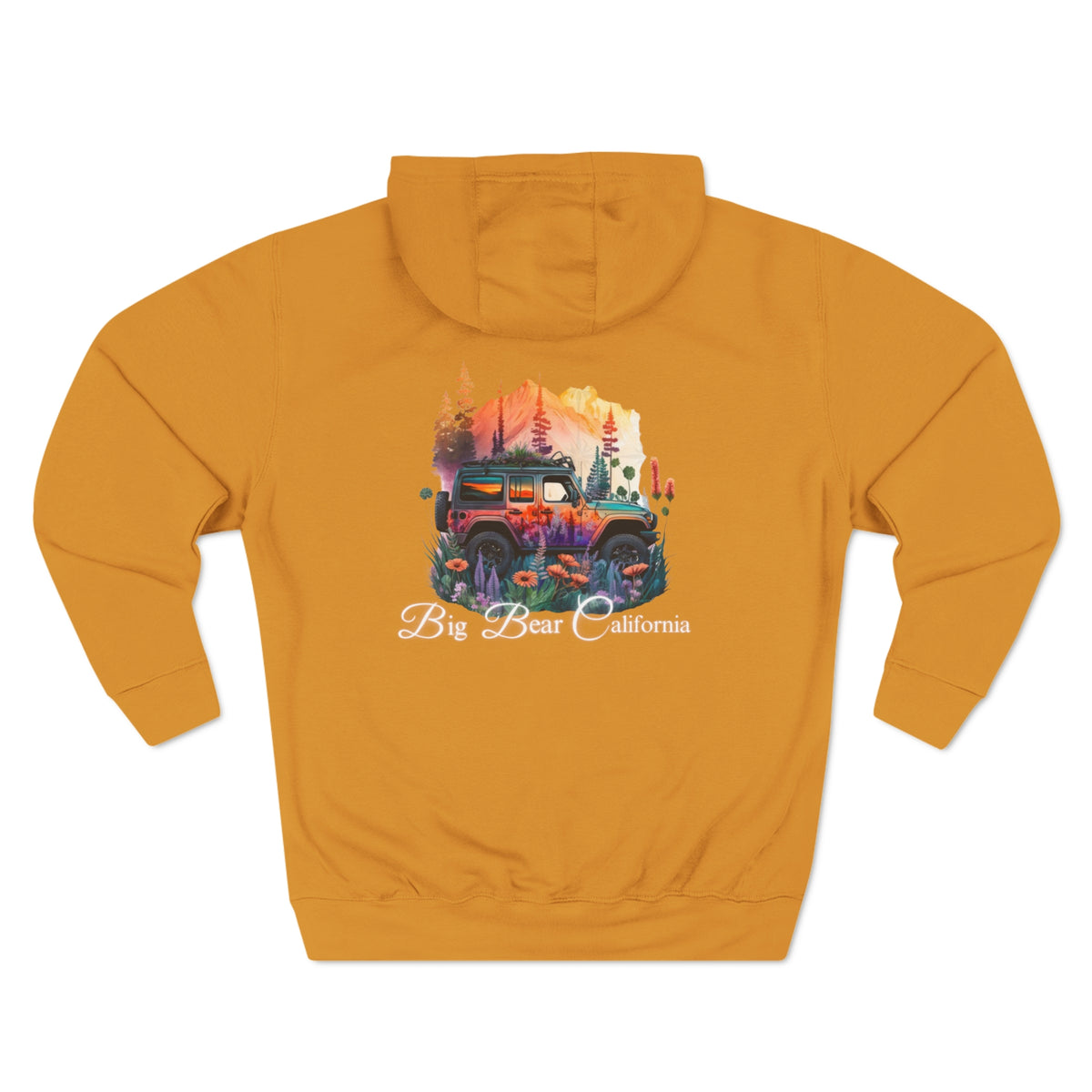 Big Bear Jeep Floral Hoodie