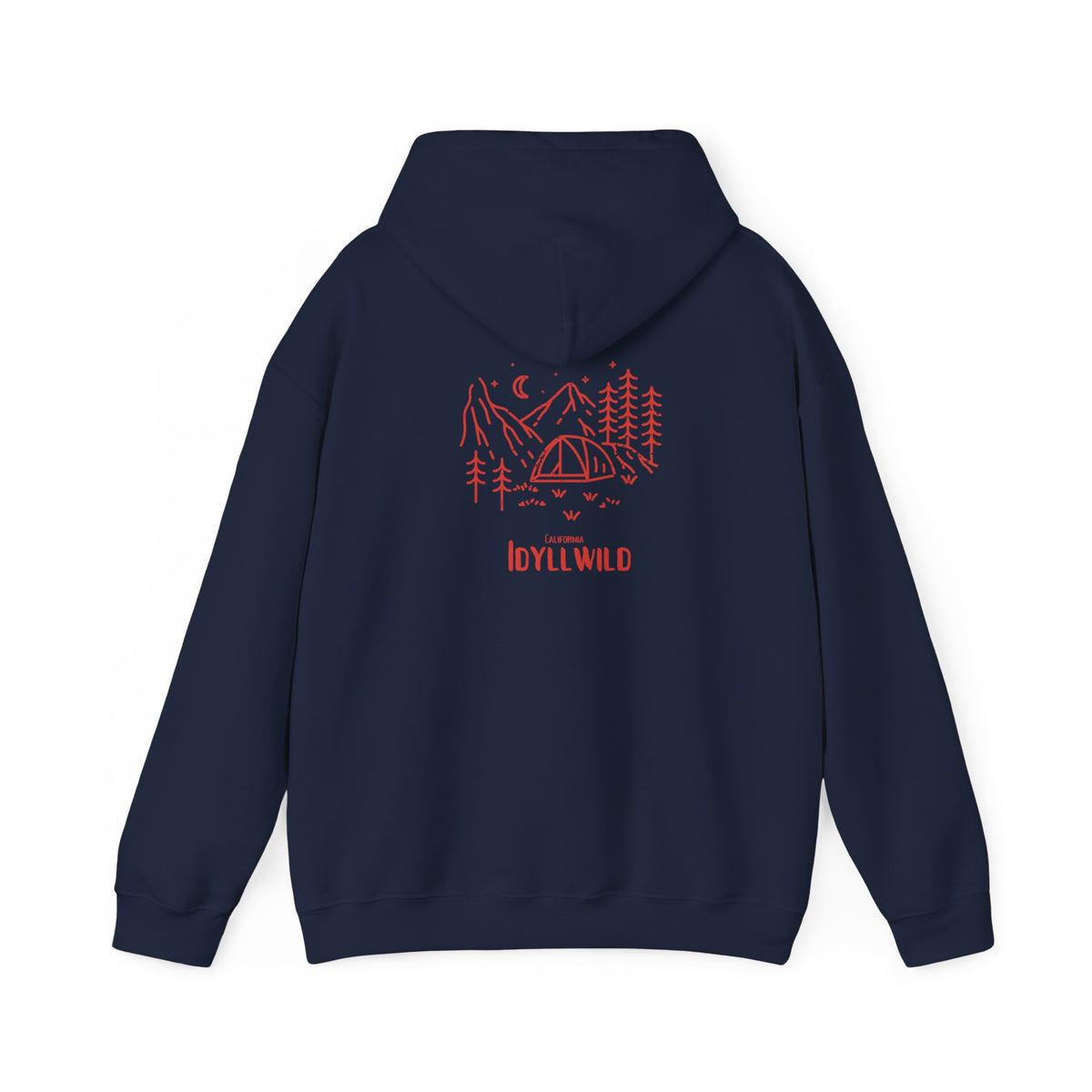 Unisex Heavy Blend™ Hooded Sweatshirt Camping RED