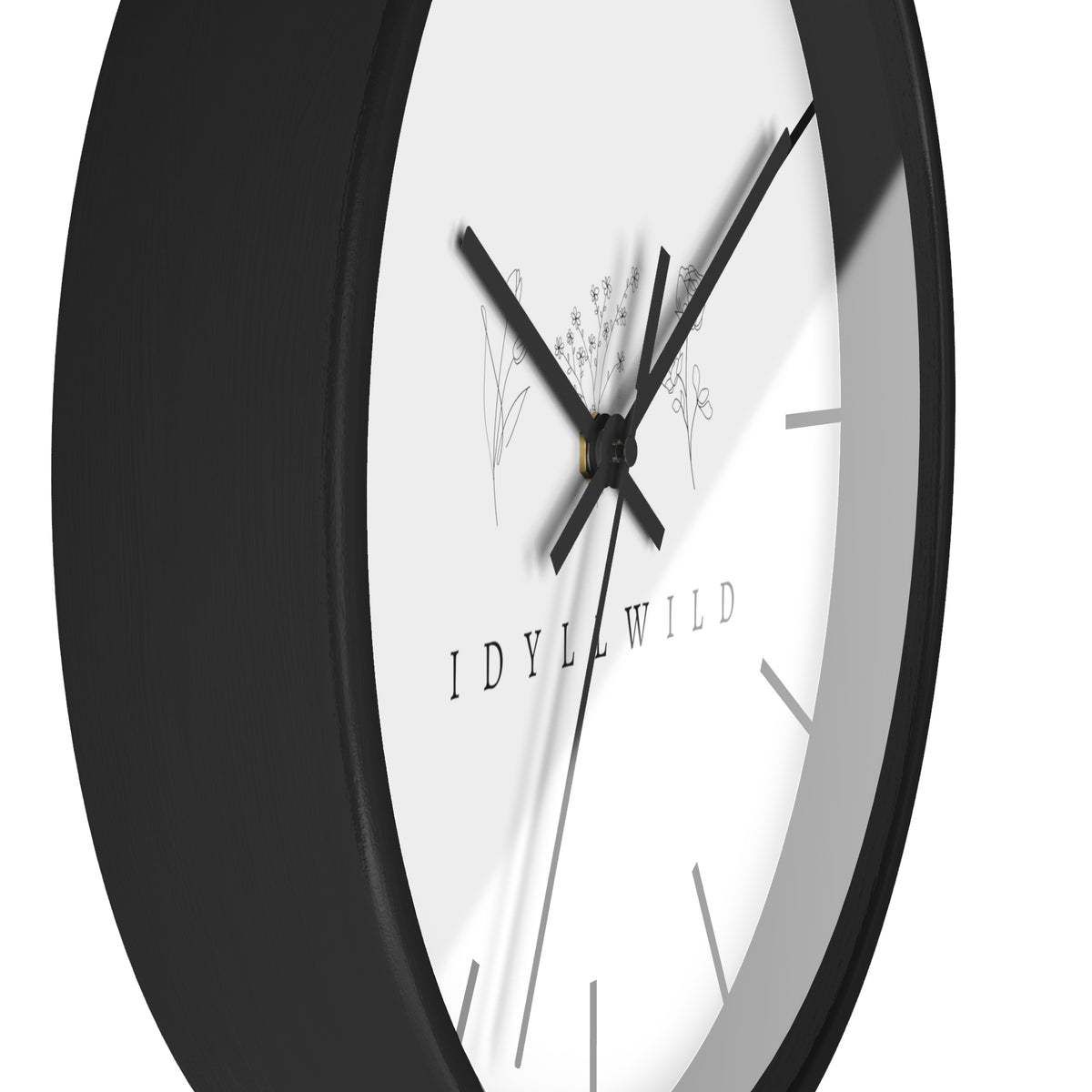 Wall Clock Idyllwild Boho Floral