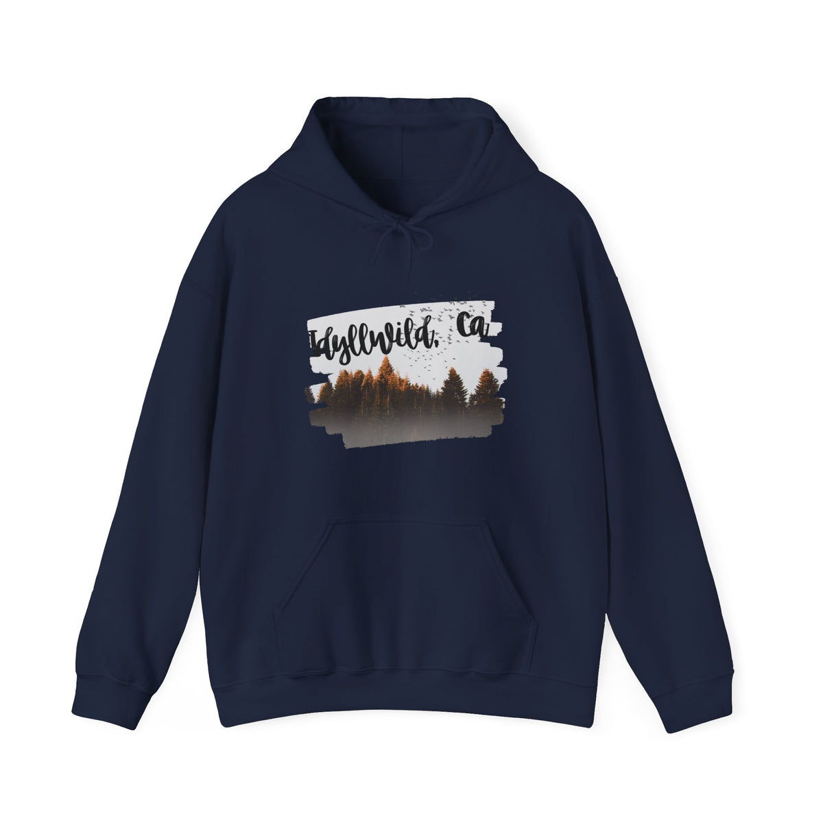 Unisex Heavy Blend™ Hooded Sweatshirt Forest PeekaBoo Scene