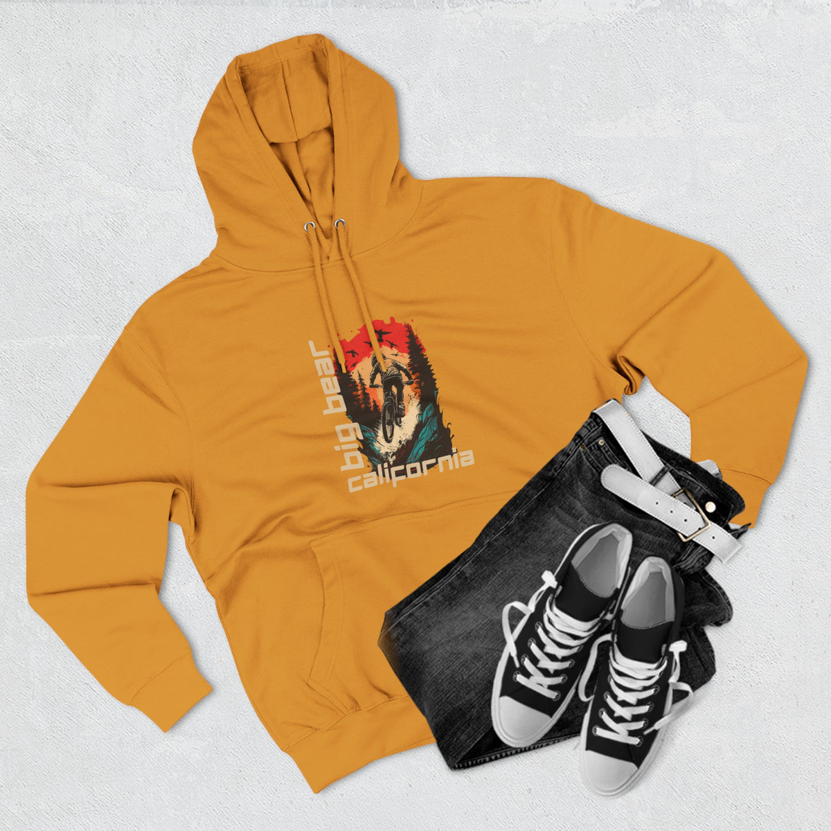 Big Bear Mountain Biking Hoodie