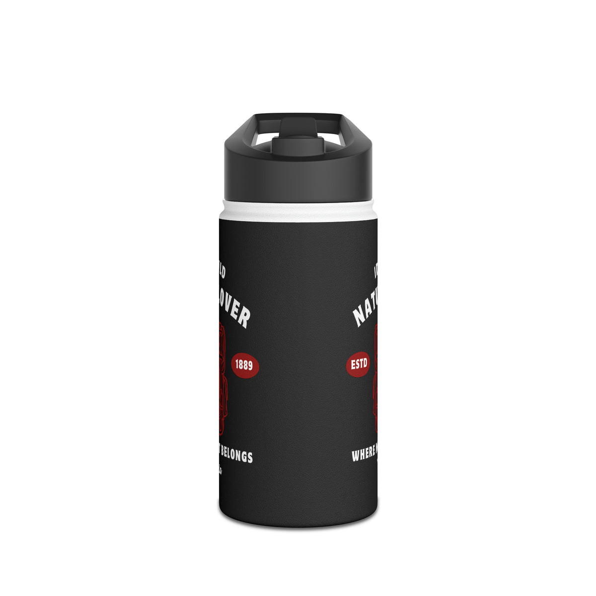 Stainless Steel Water Bottle, Standard Lid Nature Longer established