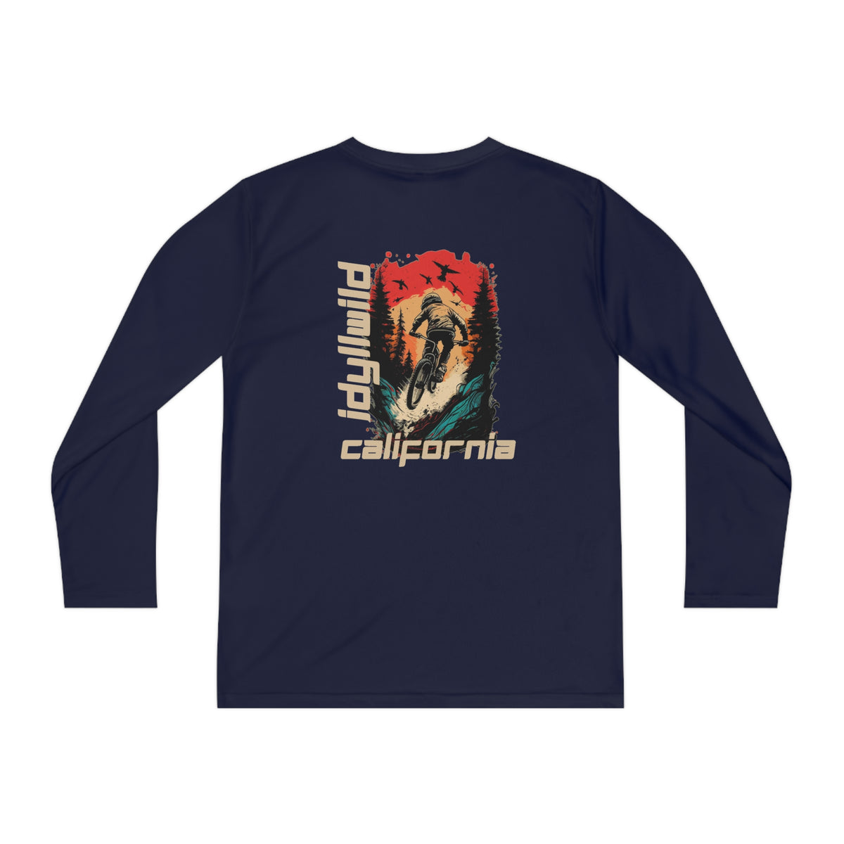 Idyllwild Mountain Biking Youth Long Sleeve Competitor Tee