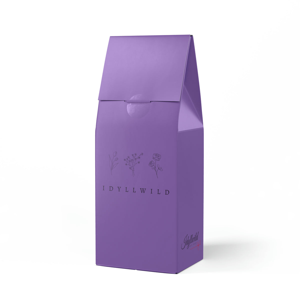 Cascades Coffee Blend (Medium-Dark Roast) Idyllwild Boho Flower Purple