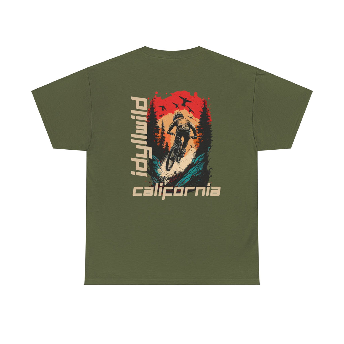 Idyllwild Downhill Mountain Biking Stylish T-Shirt