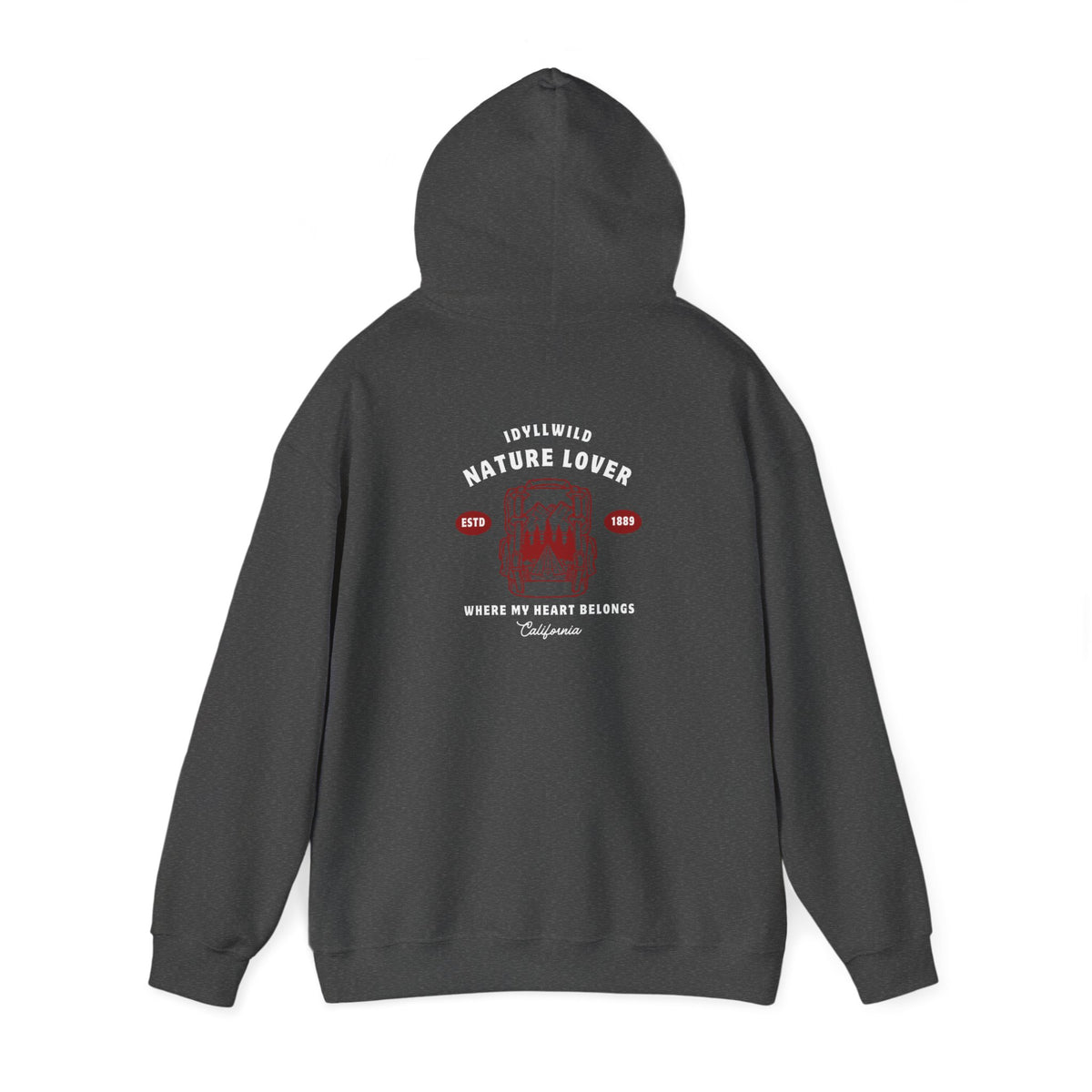 Idyllwild Nature Lover Established Red Letter Hoodie
