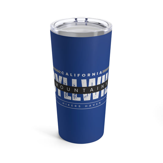 Tumbler 20oz Idyllwild Mountain Hikers Haven Blue