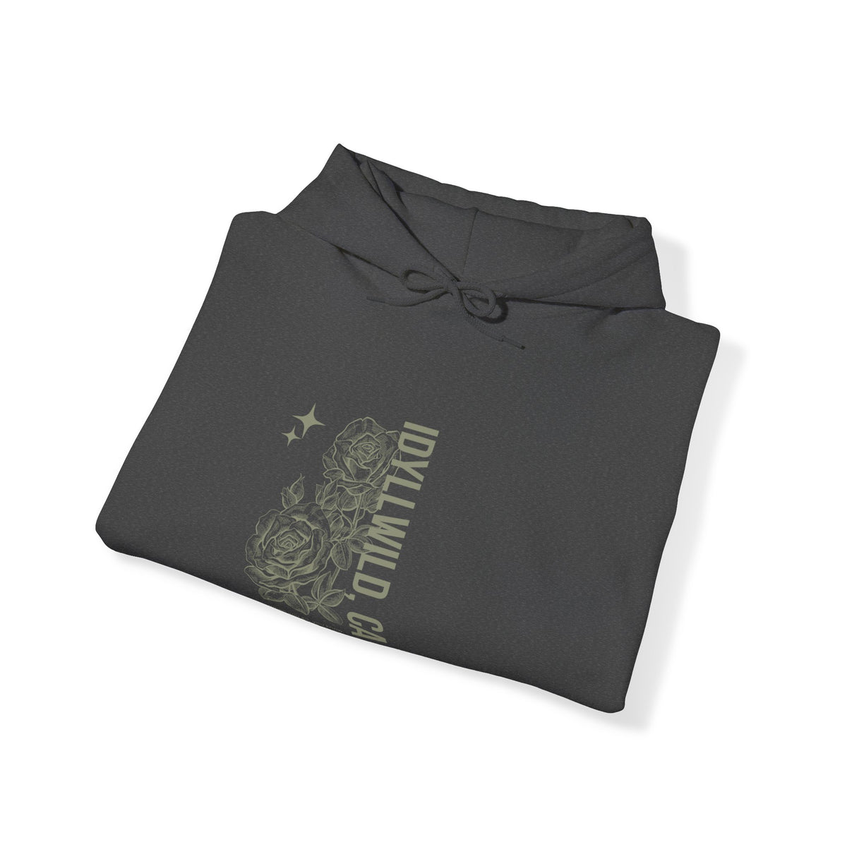 Unisex Heavy Blend™ Hooded Sweatshirt Center FLower