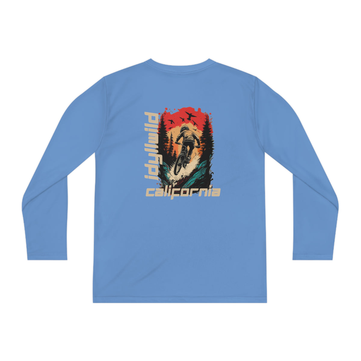 Idyllwild Mountain Biking Youth Long Sleeve Competitor Tee