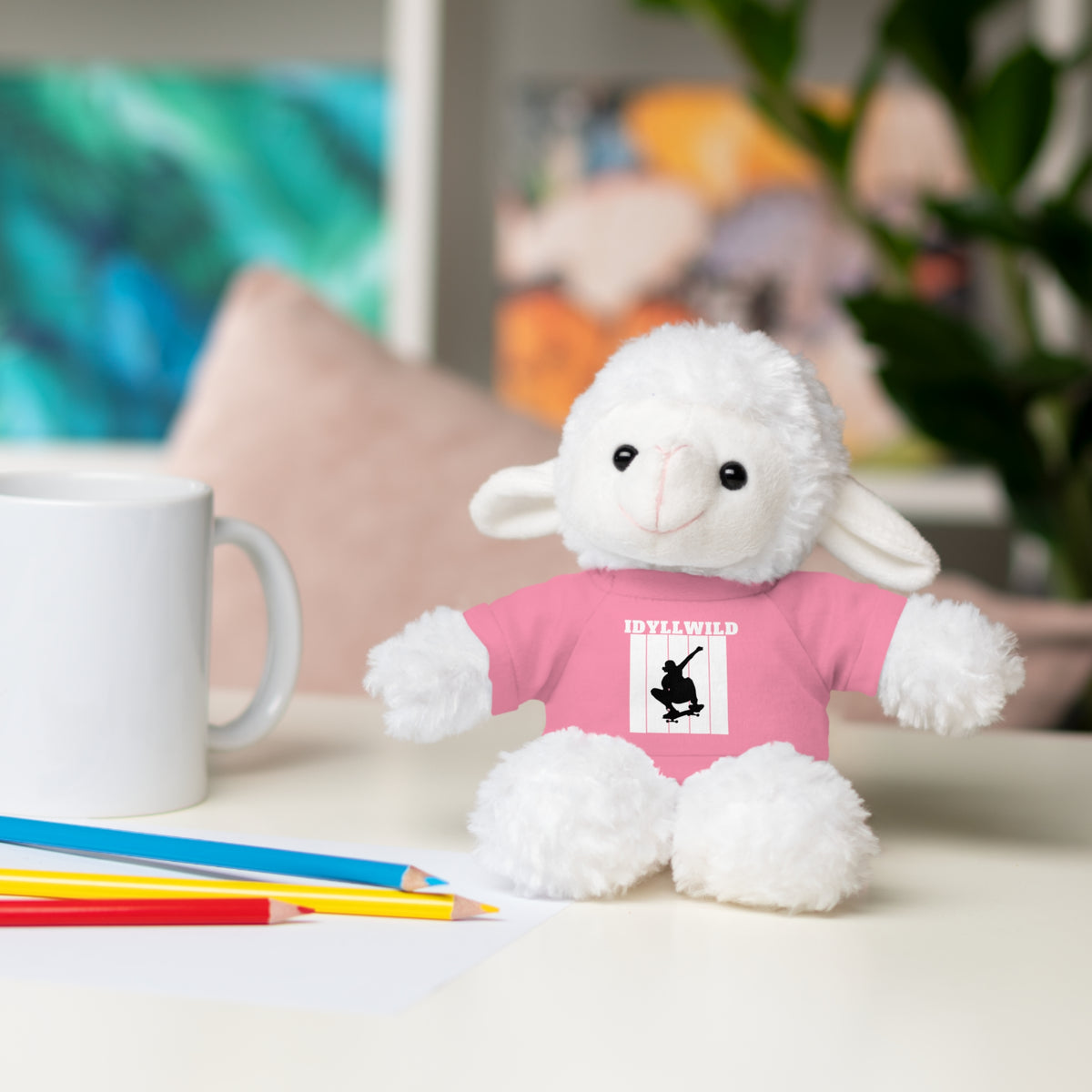 Stuffed Animals with Tee Skateboard Idyllwild