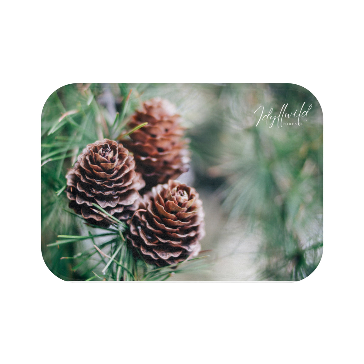 Idyllwild Pine Cone Bath Mat