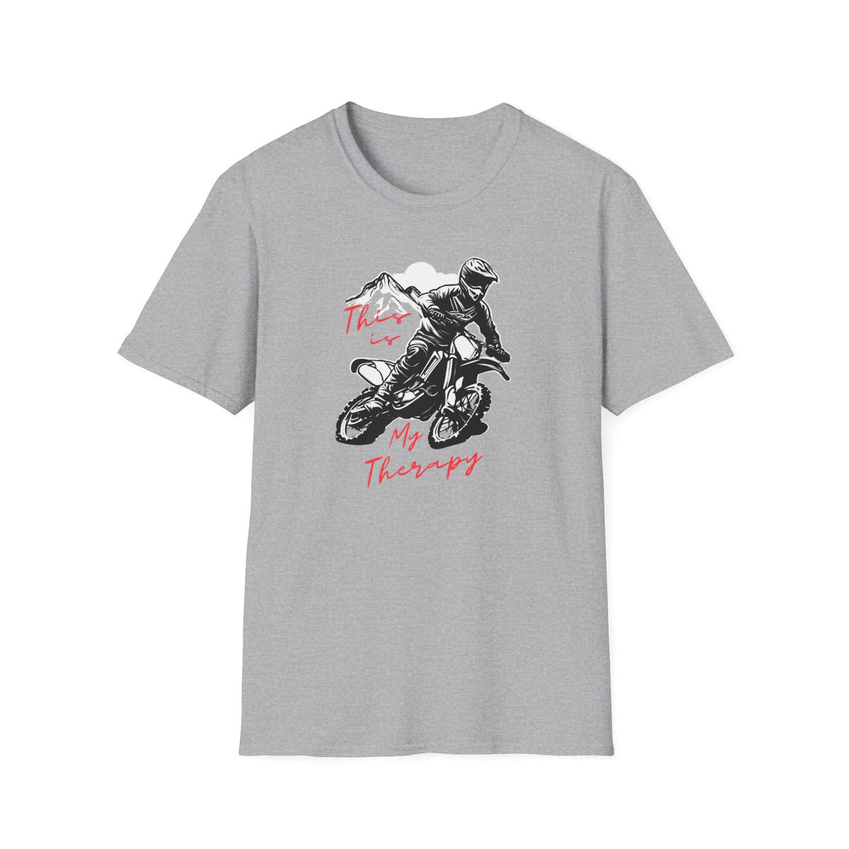 Dirtbike "This is my therapy" Softstyle T-Shirt