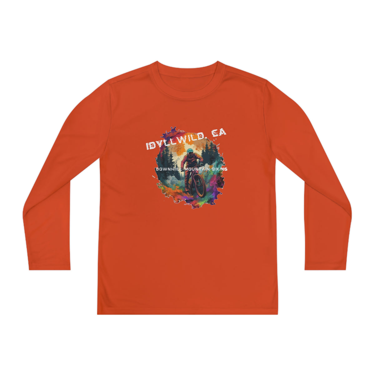 Idyllwild Mountain Biking Youth Long Sleeve Competitor Tee