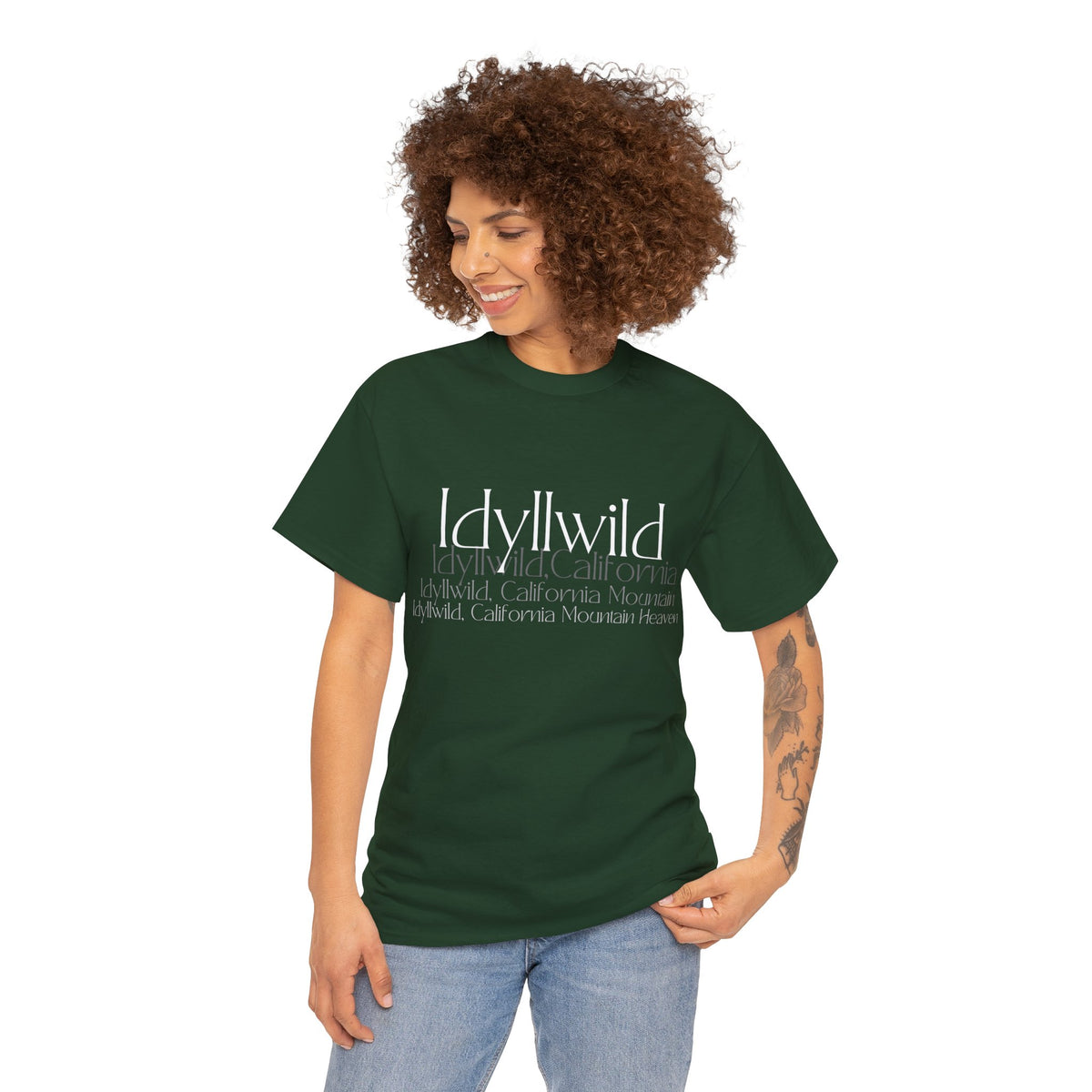 Womens Idyllwild California Mountain Haven T-shirt