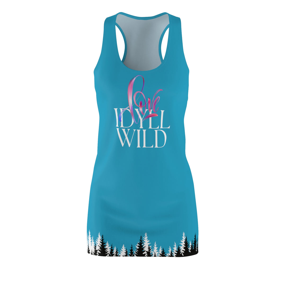 Women's Idyllwild Turquoise Racerback Dress