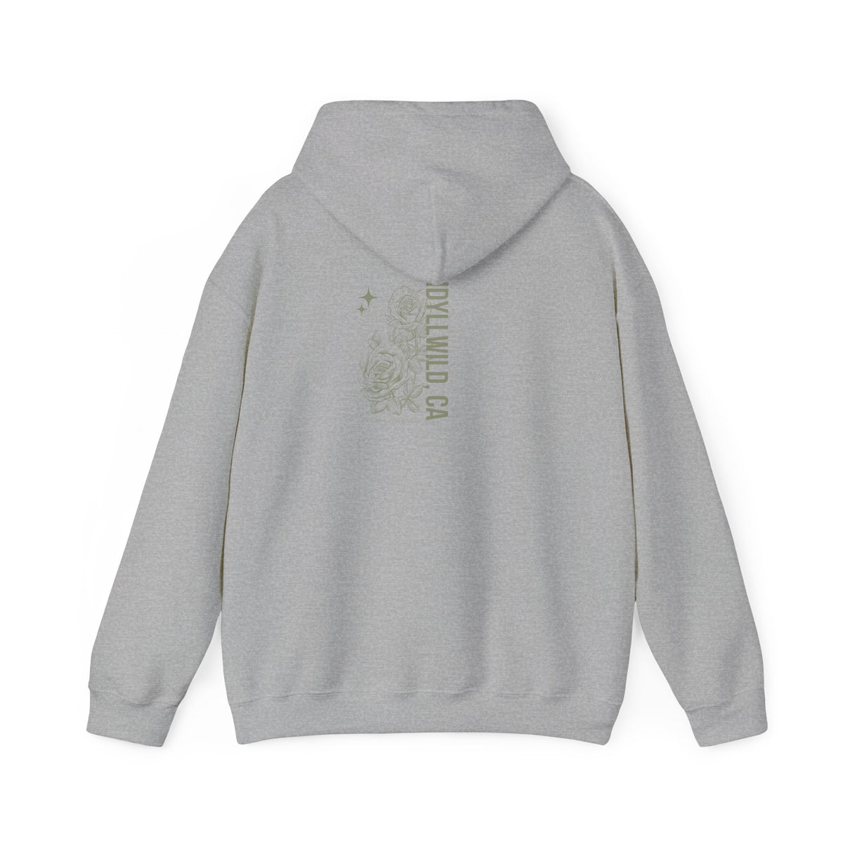 Unisex Heavy Blend™ Hooded Sweatshirt Center FLower
