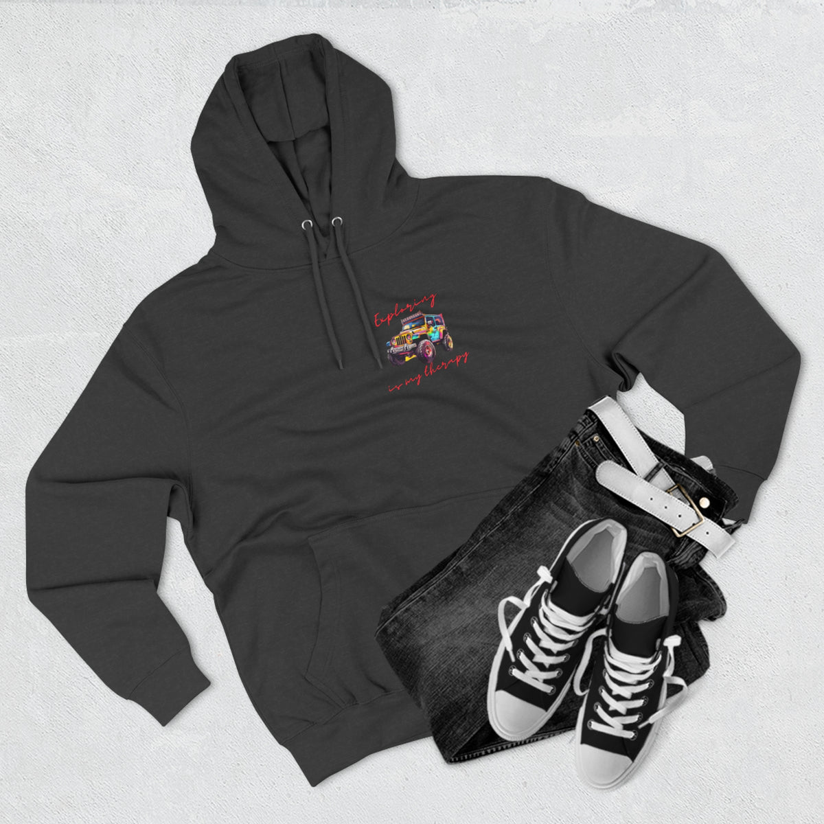 Jeep "Exploring Is My Therapy" Hoodie