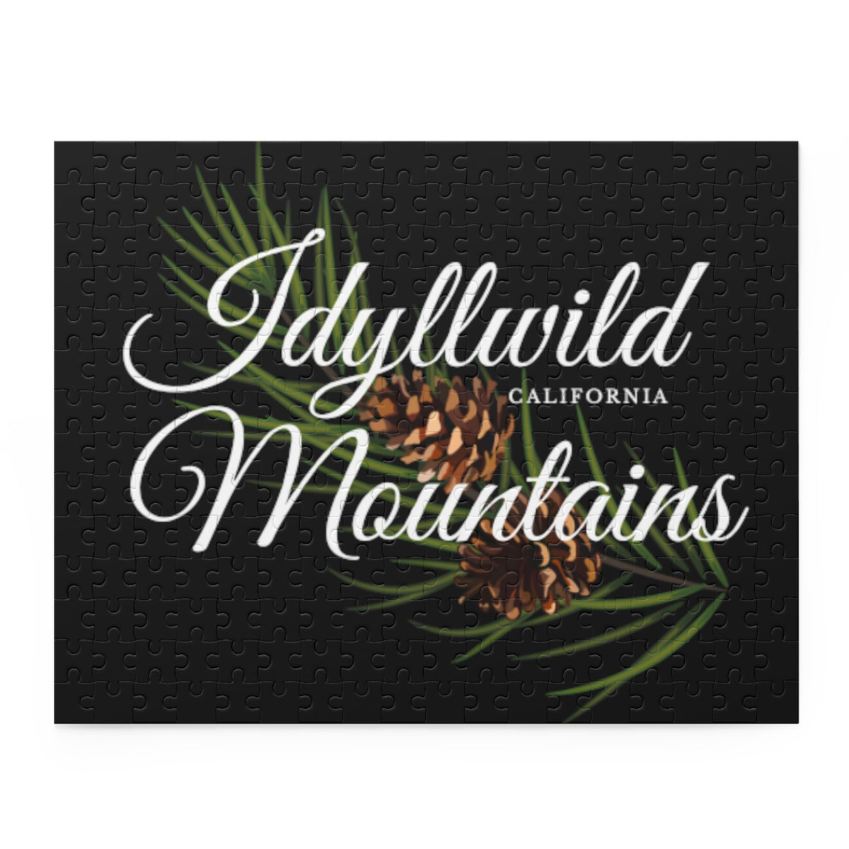 Puzzle (120, 252, 500-Piece) Idyllwild Mountains Classy Cone Variety Sizes