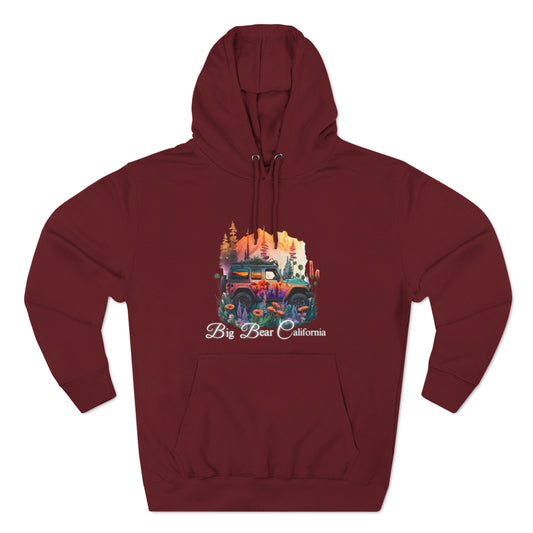 Big Bear Jeep Floral Hoodie