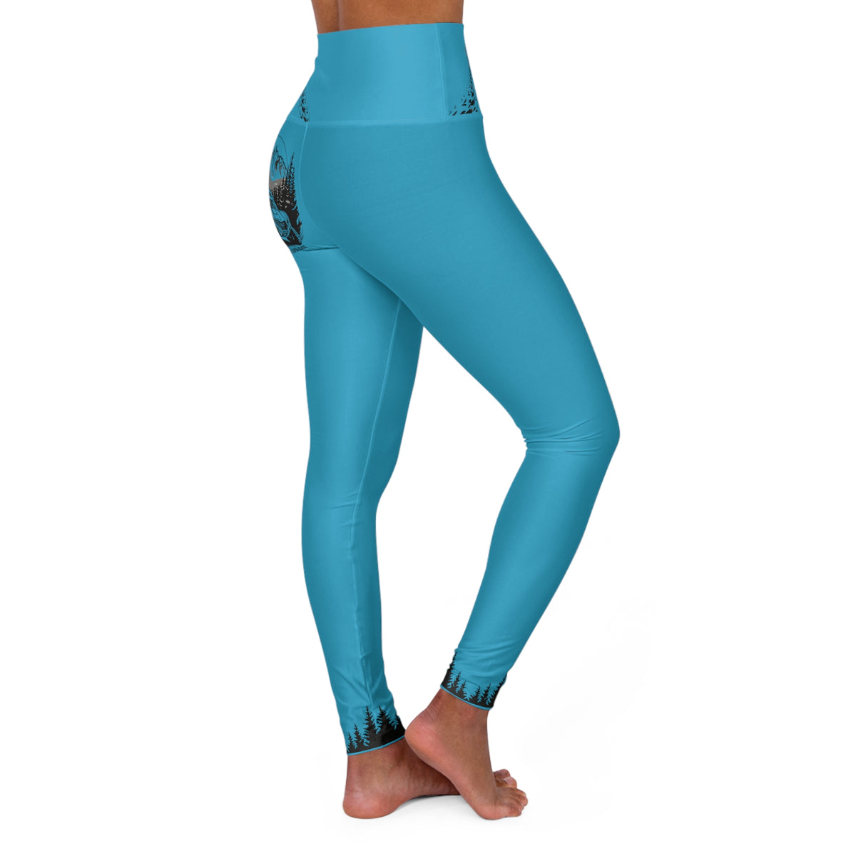 Can Am Turquoise High Waisted Butt Lift Leggings