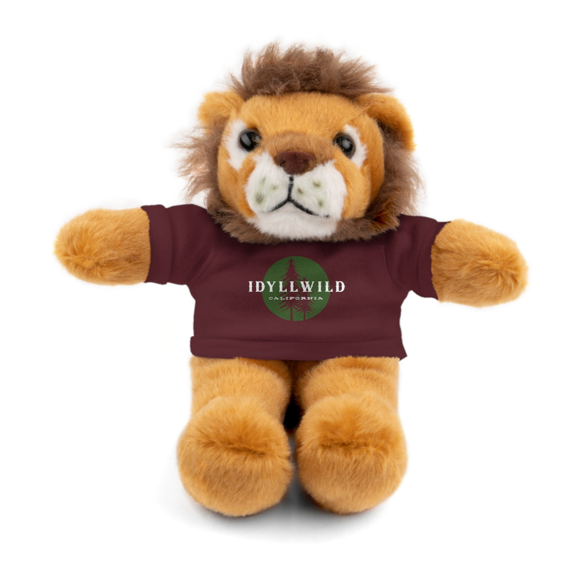 Stuffed Animals with Tee Idyllwild Pine Badge