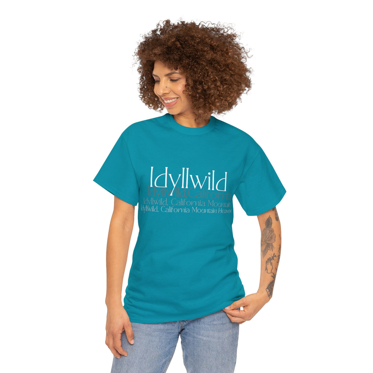Womens Idyllwild California Mountain Haven T-shirt