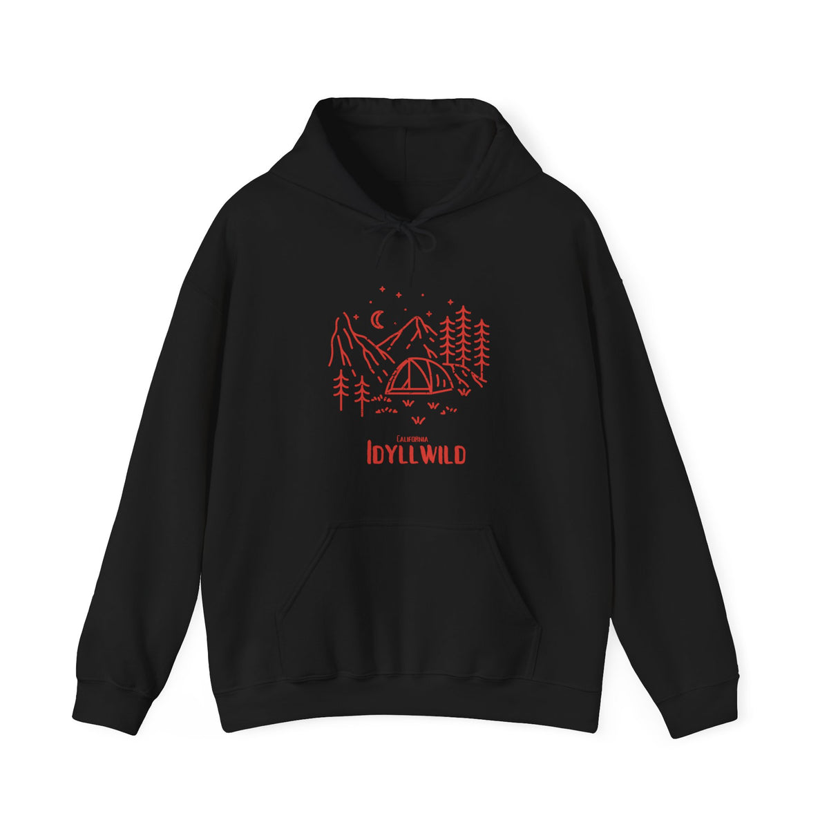 Unisex Heavy Blend™ Hooded Sweatshirt Camping RED