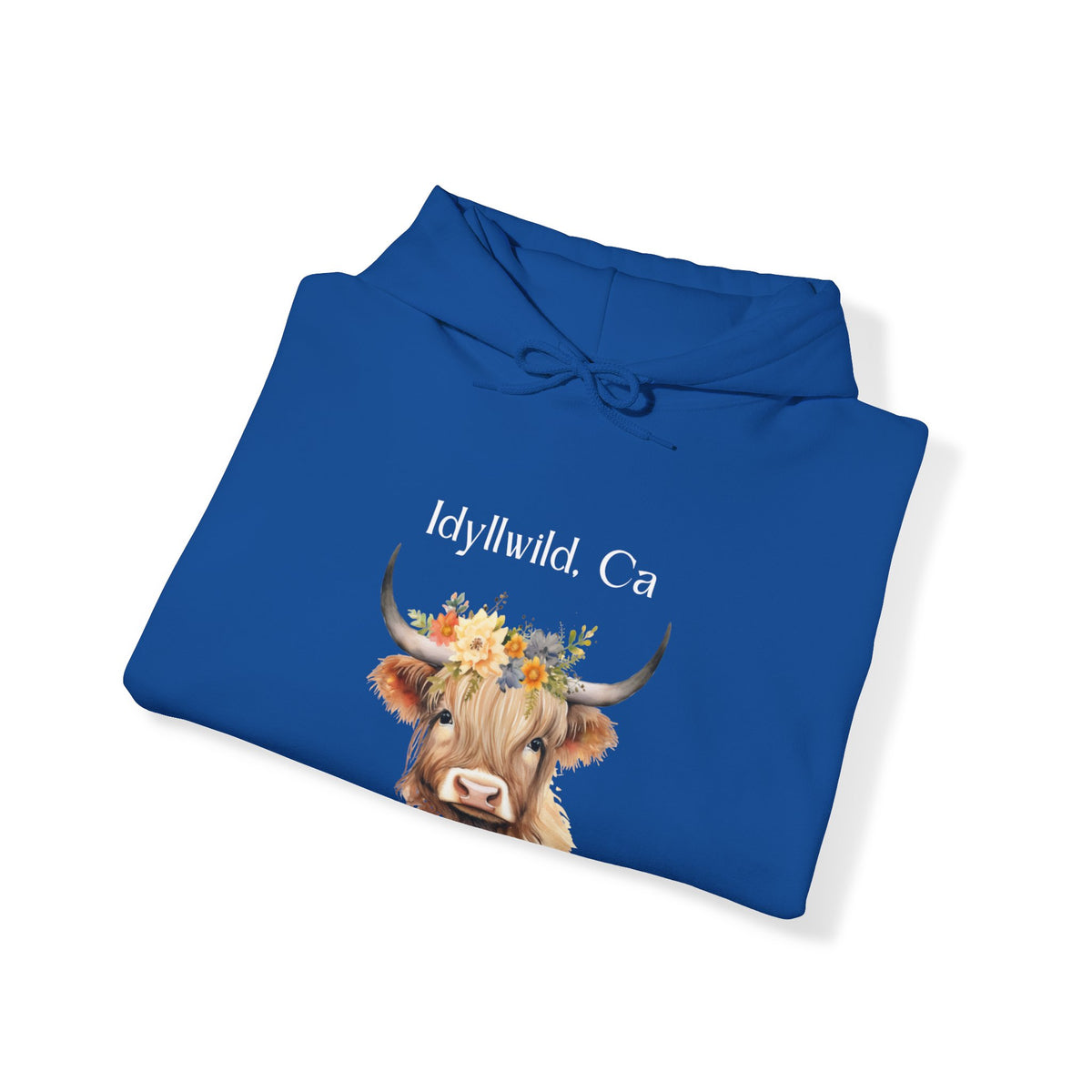 Unisex Heavy Blend™ Hooded Sweatshirt Idyllwild Cow 1