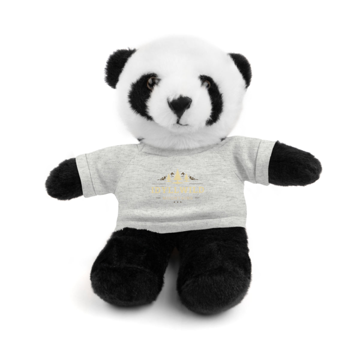 Stuffed Animals with Tee Idyllwild Mountain Badge
