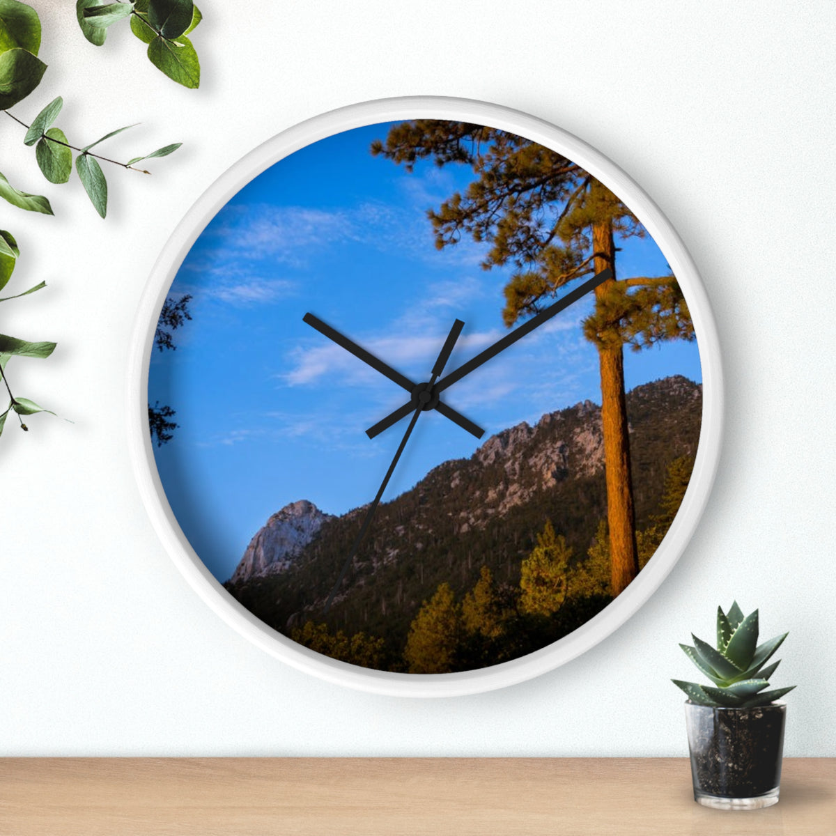 Wall Clock Lily Rock
