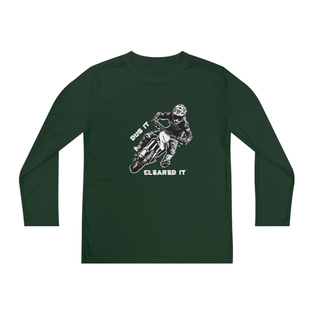 Dirt Bike Youth Long Sleeve Competitor Tee