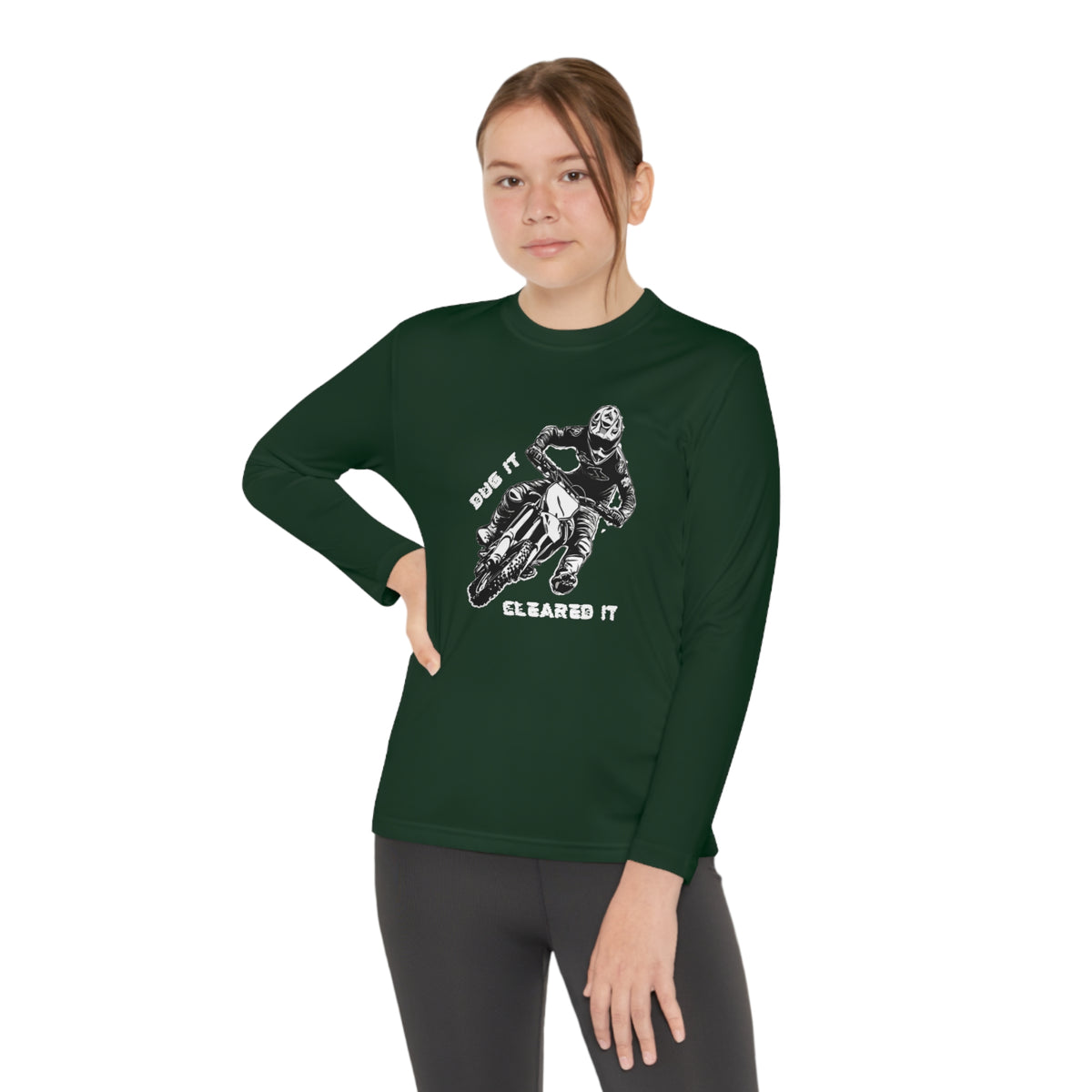 Dirt Bike Youth Long Sleeve Competitor Tee
